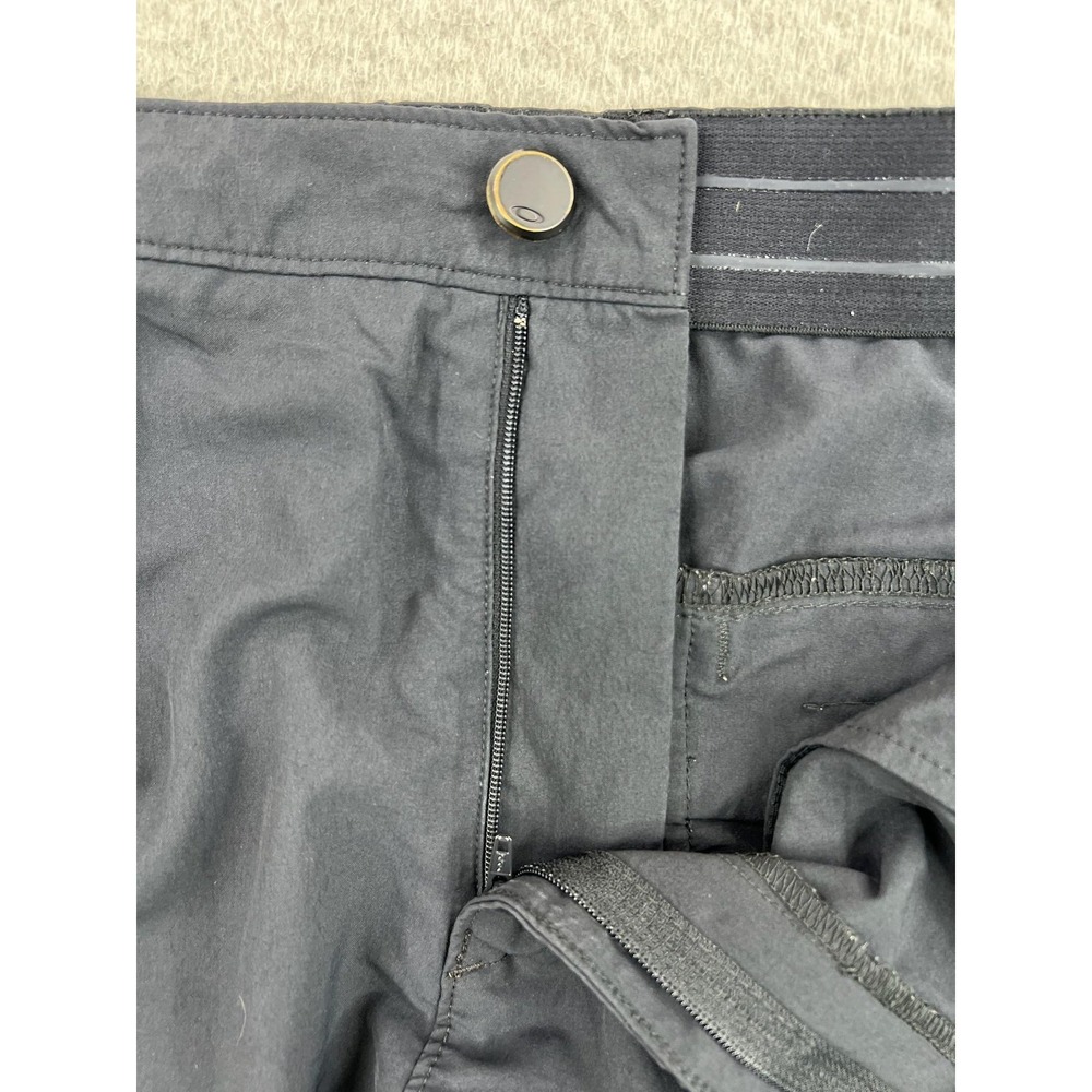 Oakley Mens 36 Blue Chino Microfiber Golf Casual Stretch Shorts 10in Inseam - Picture 4 of 14